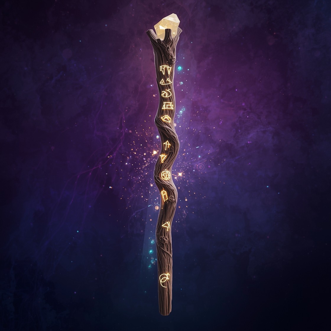 Free Mystical Walking Stick Image - Fantasy, Staff, Magical | Download ...