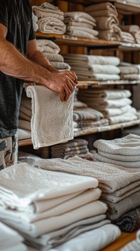Stock Rotation Linen Free Organizing Linen Shelves Image - Shelves, Towels, Organizing ...