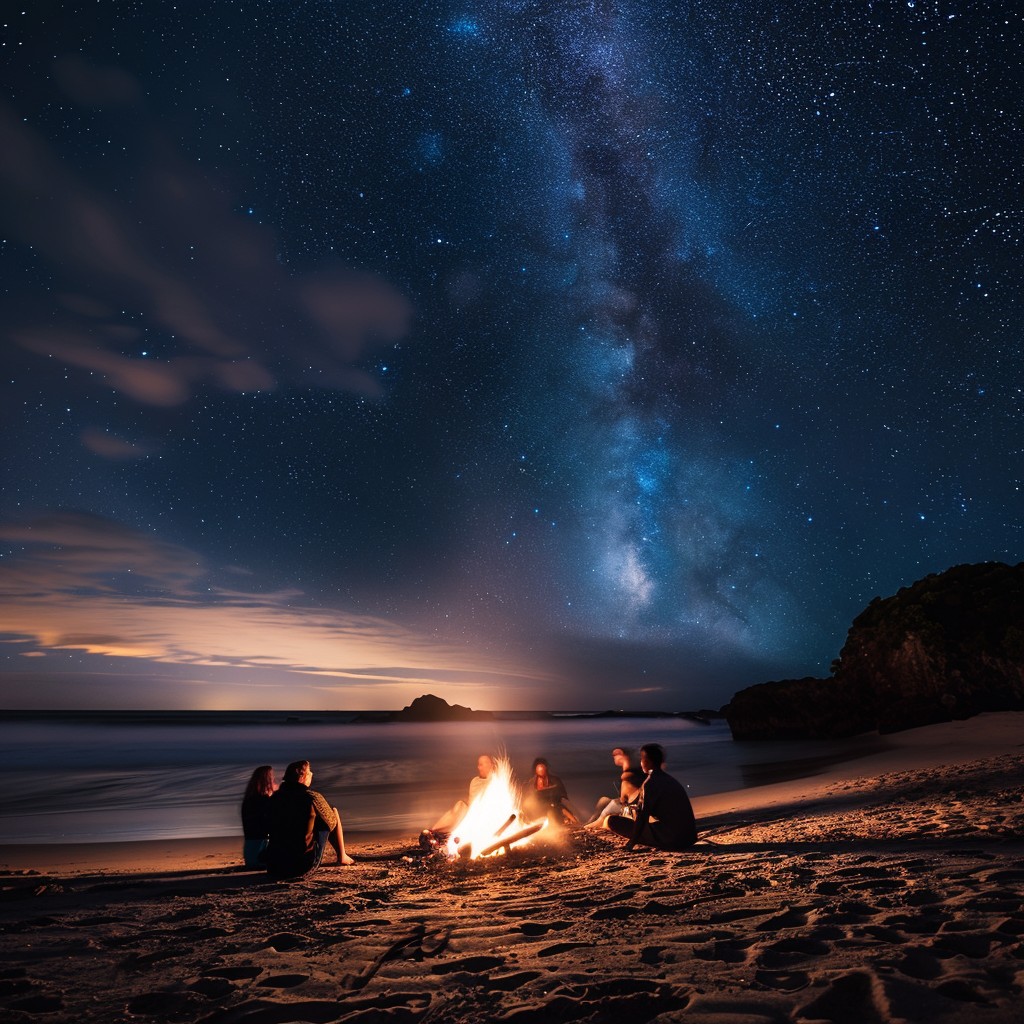 Free Starry Beach Night Image - Starry, Beach, Night | Download at ...