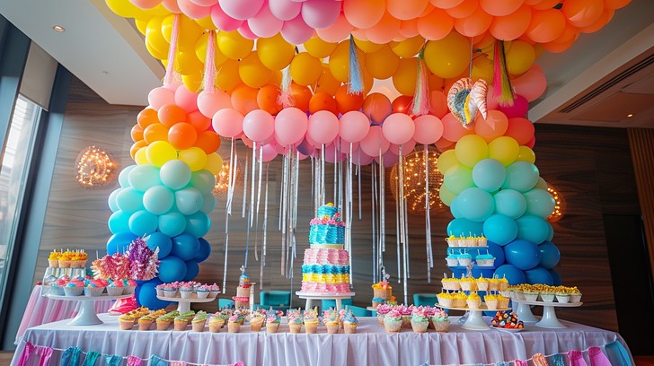 Free Colorful Birthday Table Image | Download at StockCake