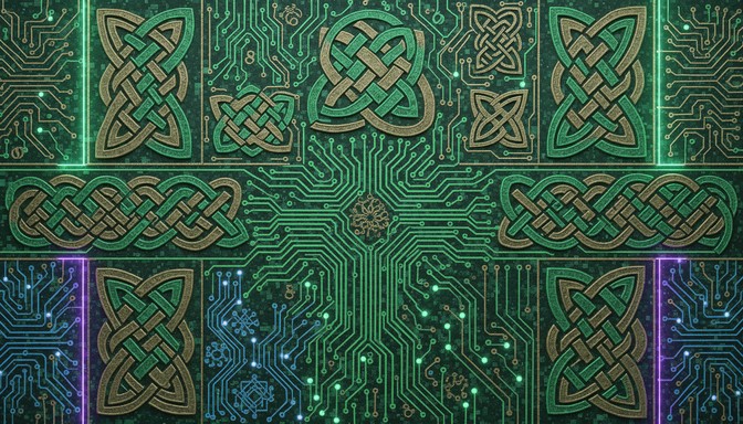 Free Celtic Circuit Fusion Image - Celtic, Circuit, Pattern | Download ...