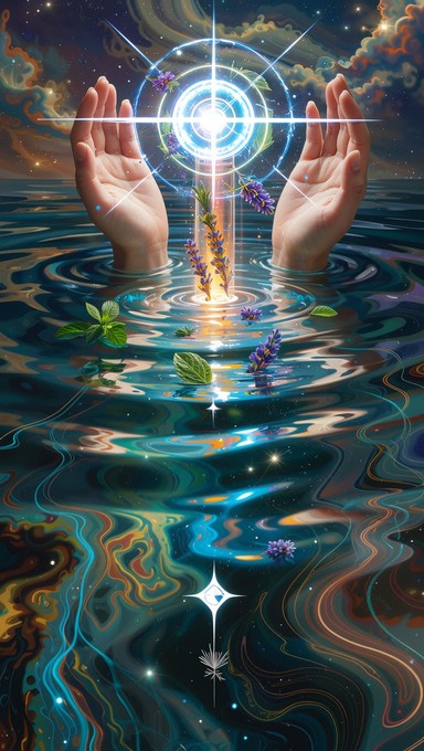 Hand Create Orbit Free Cosmic Bath Portal Image - Surreal, Fantasy, Cosmic | Download at ...
