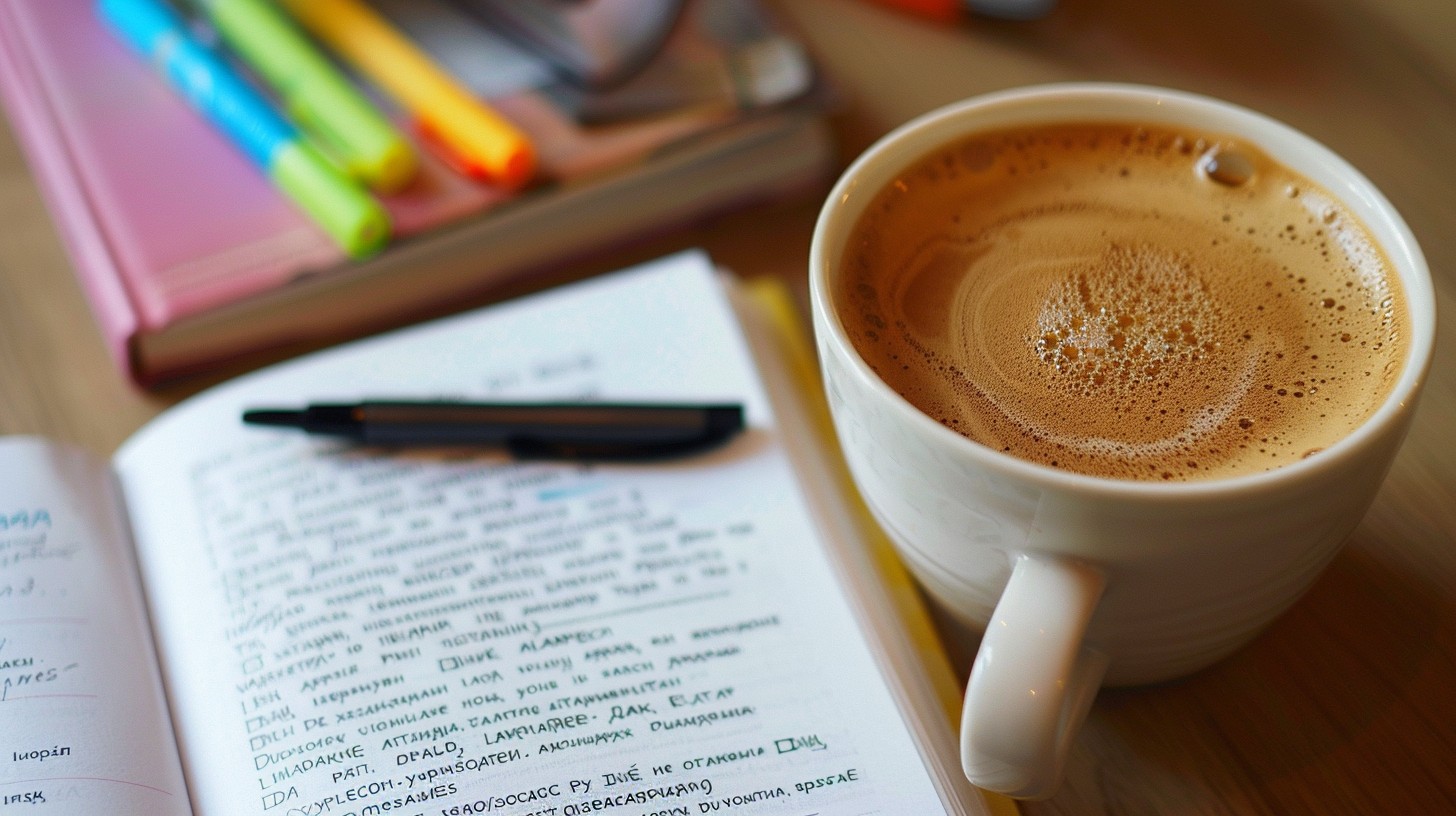 Free Morning Study Break Image - Coffee, Notebook, Study | Download at ...