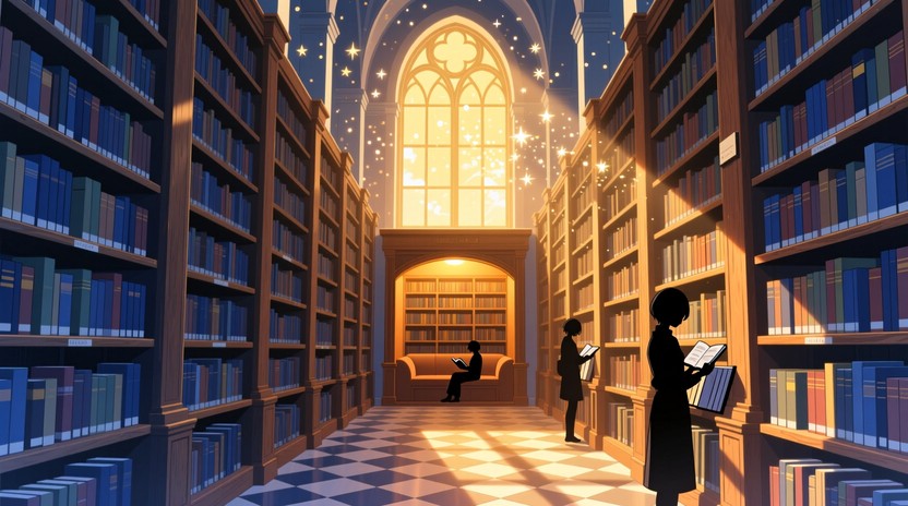 Free Infinite Library Haven Image - Library, Anime, Books | Download at ...