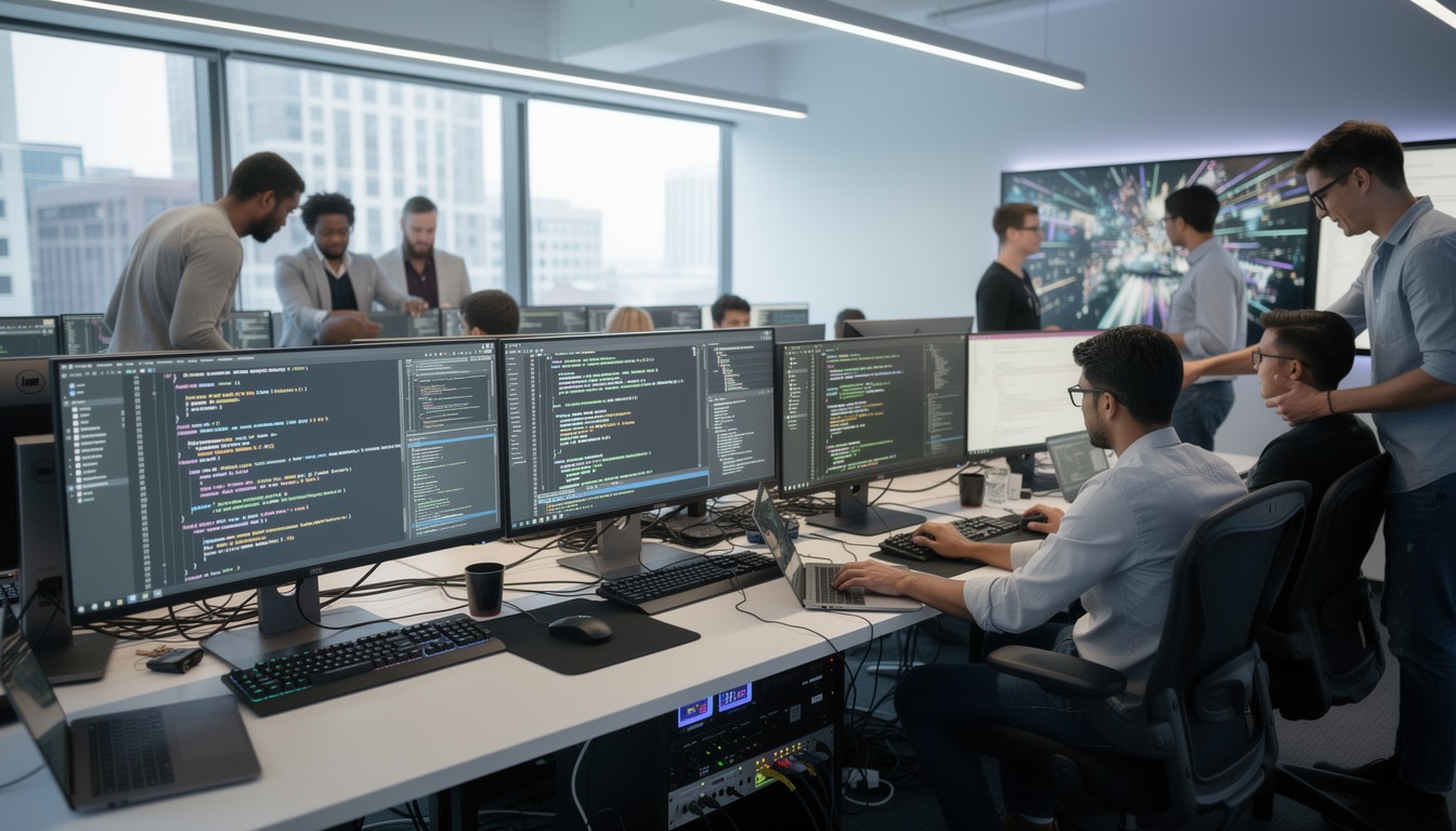 Free Developers Coding Together Image - Coding, Developers, Programming ...