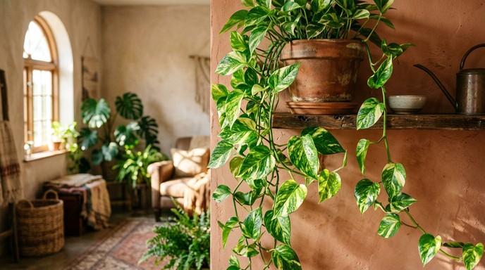 Free Cascading Green Beauty Image - Pothos, Plant, Houseplant ...