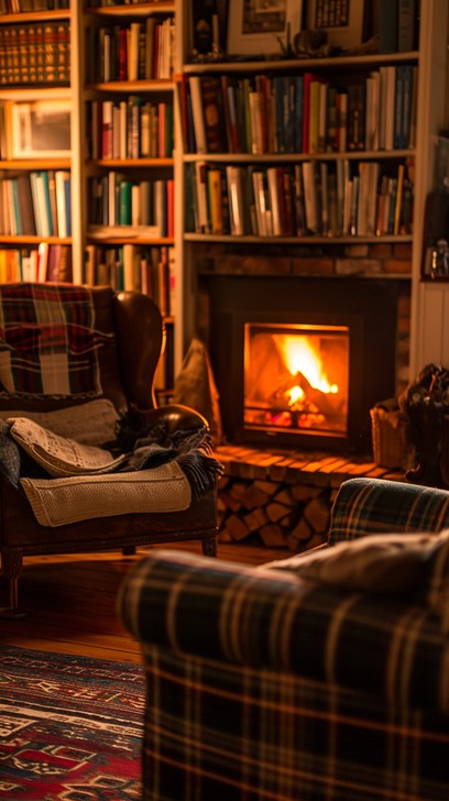 Fireside Rocking Chair Reading Free Cozy fireside reading Image - Cozy, Fireplace, Reading | Download ...