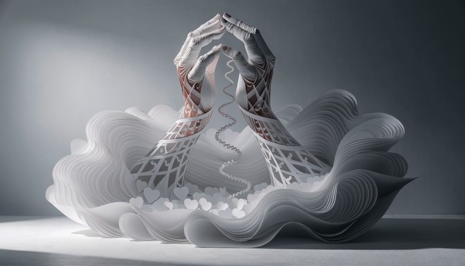 Ubreakable Paper Free Eternal Paper Embrace Image - Paper, Sculpture, Hands | Download ...