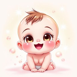 Free Kawaii Baby Joy Image - Kawaii, Chibi, Anime | Download at StockCake