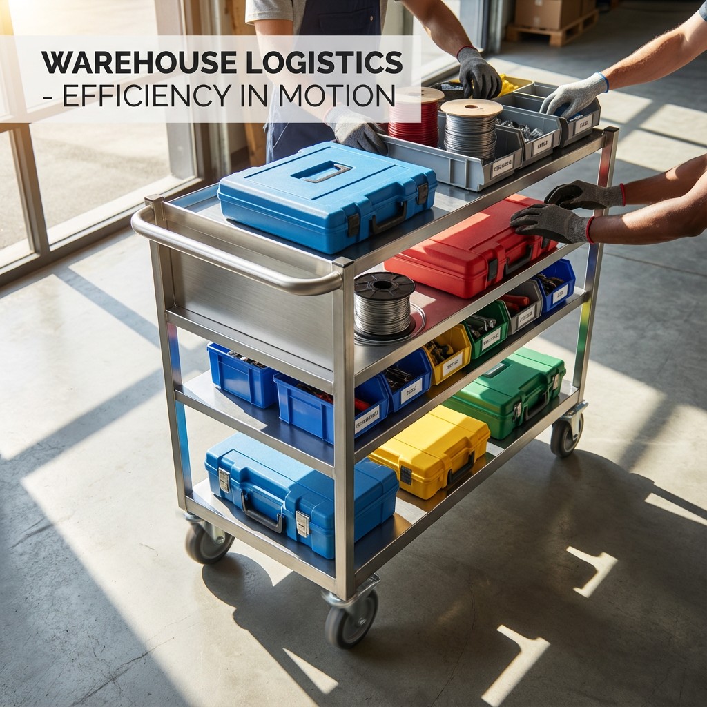 Free Warehouse Logistics Motion Image - Warehouse, Logistics, Cart ...