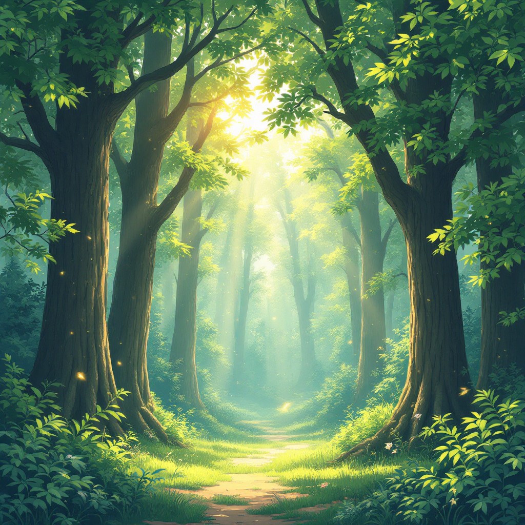 Free Enchanted Forest Path Image - Forest, Sunbeams, Path | Download at ...