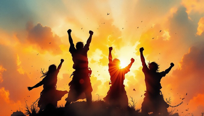Free Freedom At Dawn Image - Unity, Freedom, Sunrise | Download at ...