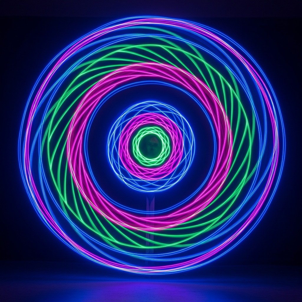 Free Luminous Concentric Rings Image - Neon, Circles, Spiral | Download ...