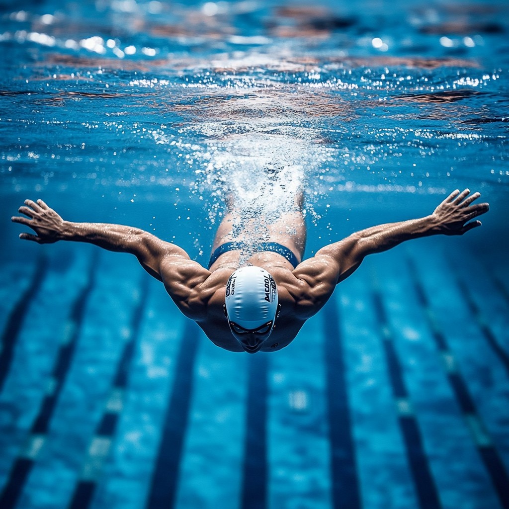Generic Swimmer Free Swimmer in Action Image - Swimming, Athlete, Competition ...