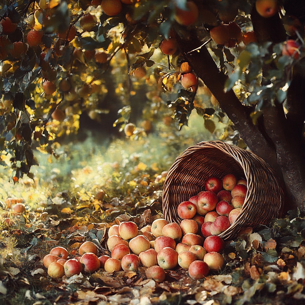 Free Apple harvest scene Image - Apples, Autumn, Basket | Download at ...