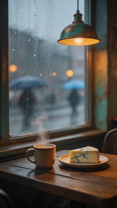 Free Cozy Rainy Cafe Image - Coffee, Rain, Winter | Download at StockCake