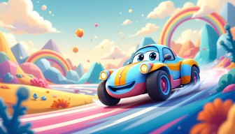 Cartoon Adventure Racing Background Free Happy Racing Adventure Image - Cartoon, Racing, Magical | Download ...