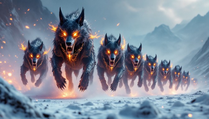 Free Legendary Wolf Pack Image - Wolves, Hounds, Beasts | Download at ...