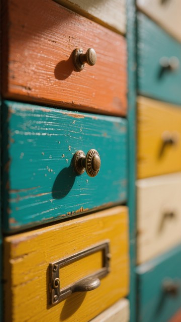 Free Vibrant Drawer Collection Image - Drawers, Colorful, Wooden ...