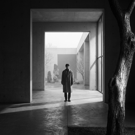 Free Solitude Meets Architecture Image - Architecture, Silhouette, Fog ...
