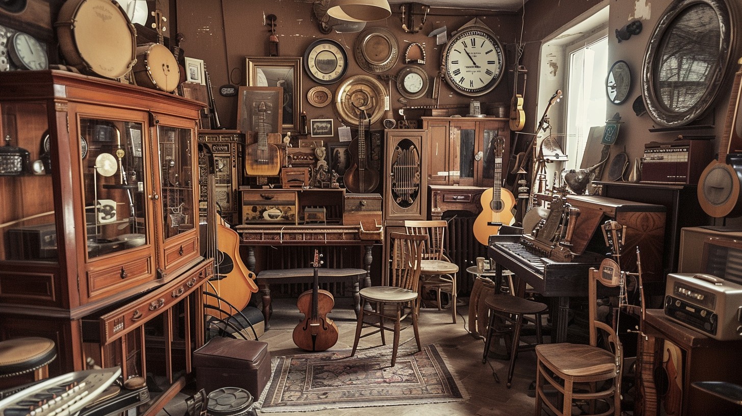 Collector Style Free Vintage Collector's Dream Image - Vintage, Antiques, Guitars ...