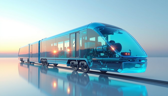 Free Futuristic Glass Transit Image - Train, Transparent, Futuristic ...