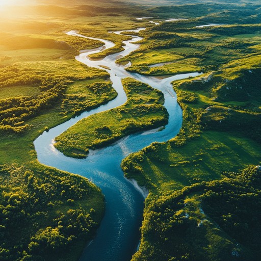 Free Serpentine River View Image - River, Greenery, Valley | Download ...