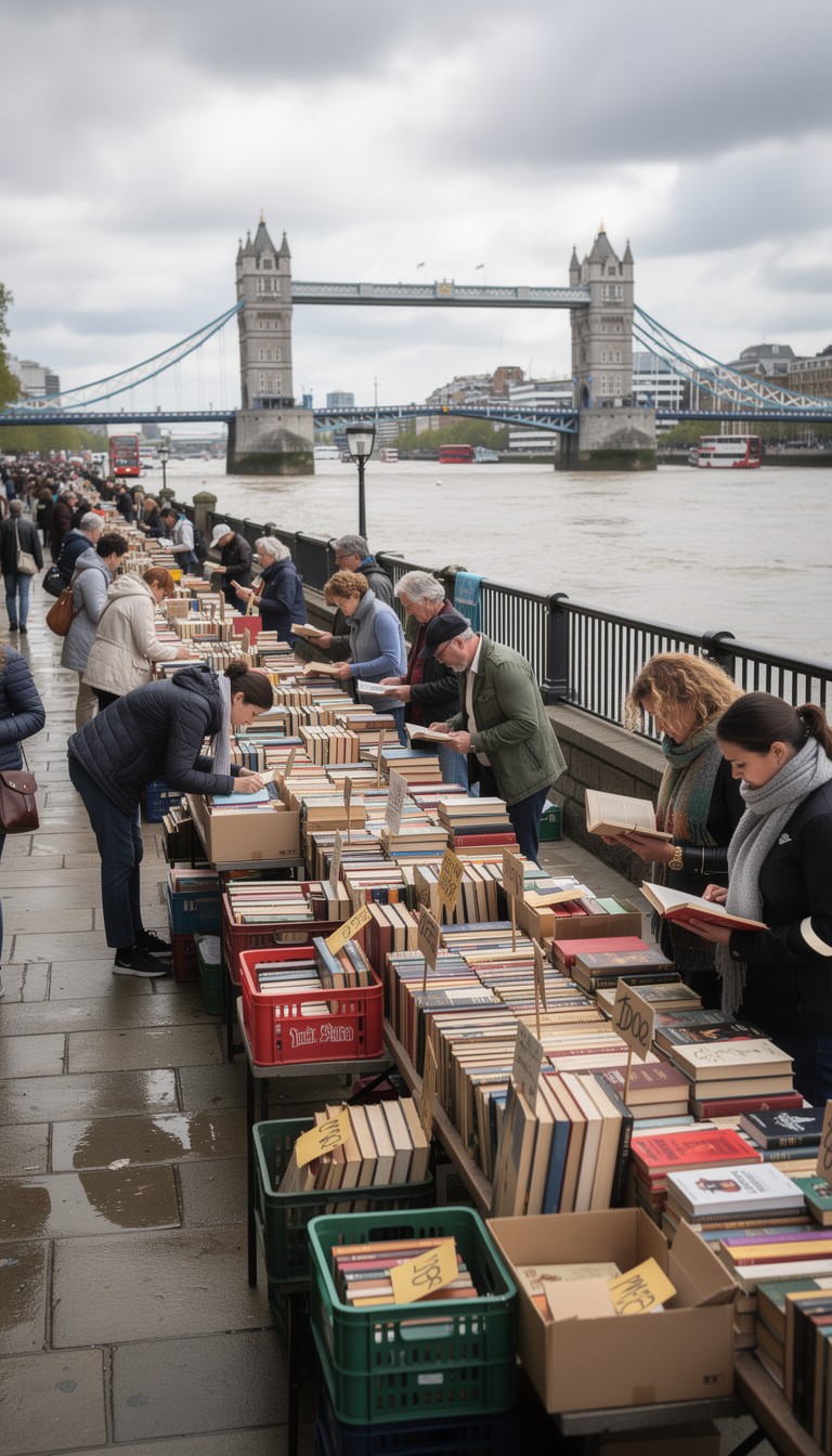 Bight Riverside Book Free Riverside Book Market Image - London, Books, Market | Download at ...