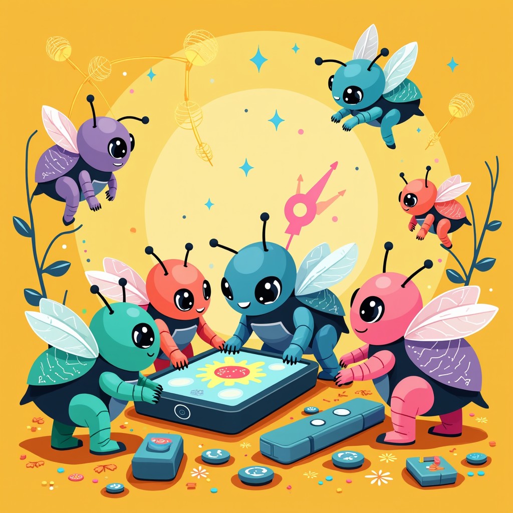 Tech Critter Free Playful Tech Creatures Image - Whimsical, Creatures, Tech ...