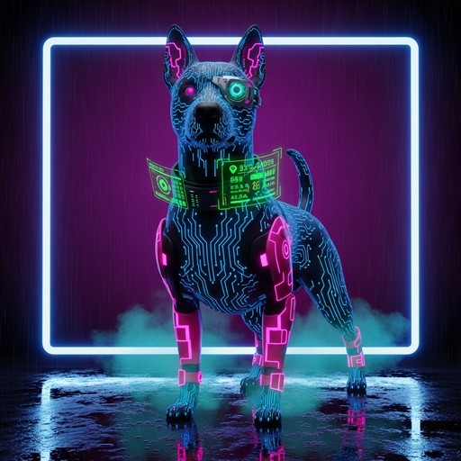 Free Neon Cyber Rapper Image | Download at StockCake