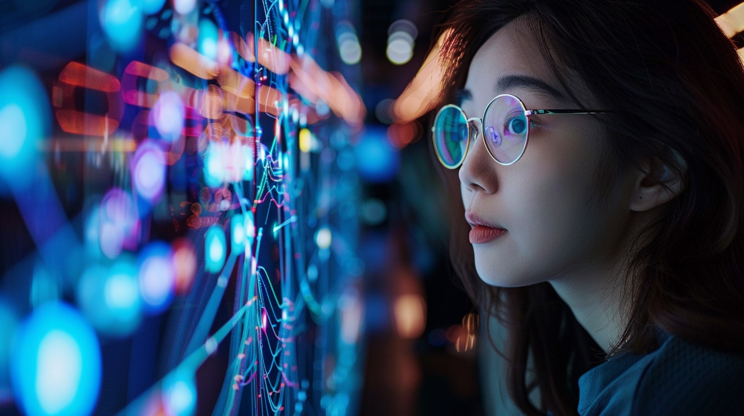 Refliction Tech Free Reflective Tech Gazing Image - Technology, Woman, Glasses ...
