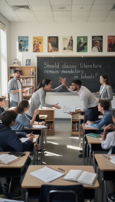 Free Students Debate Passionately Image - Debate, Students, Classroom ...