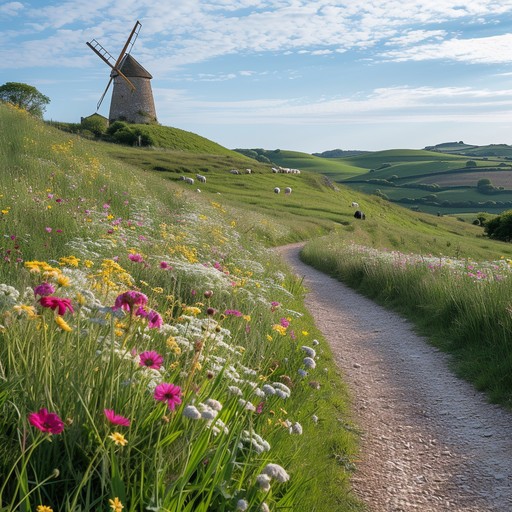 Windmill Countryside Free Idyllic Countryside Windmill Image | Download at StockCake