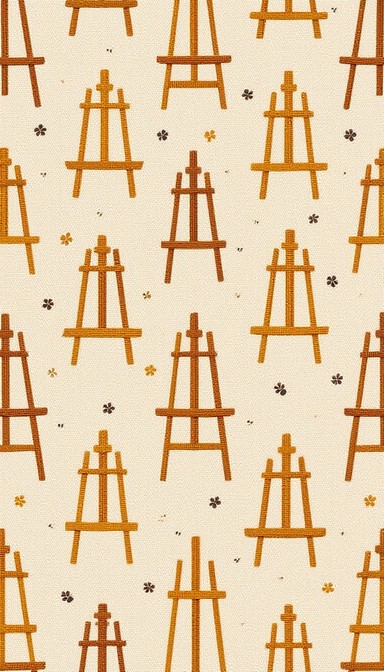 Free Artistic Easel Pattern Image - Easel, Pattern, Textile | Download ...