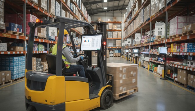 Workshop Inventory Control Free Modern Inventory Control Image - Warehouse, Forklift, Worker ...