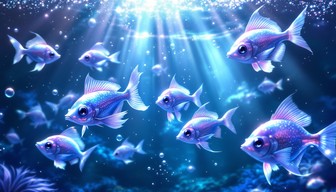 Free Magical Swimming Fish Image - Fish, Anime, Underwater | Download ...