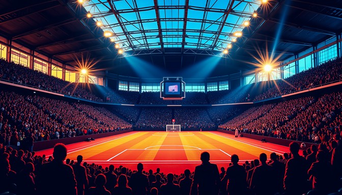 Multi Colored Arena Free Illuminated Sports Arena Image - Arena, Stadium, Sports | Download ...