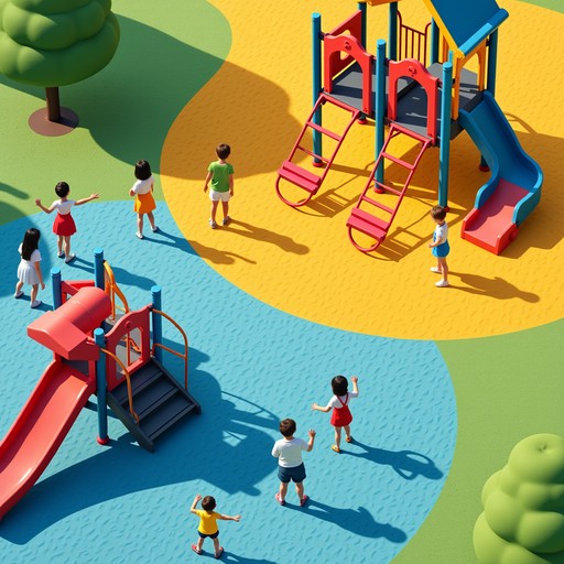 Free Colorful Playground Fun Image - Playground, Children, Slides ...