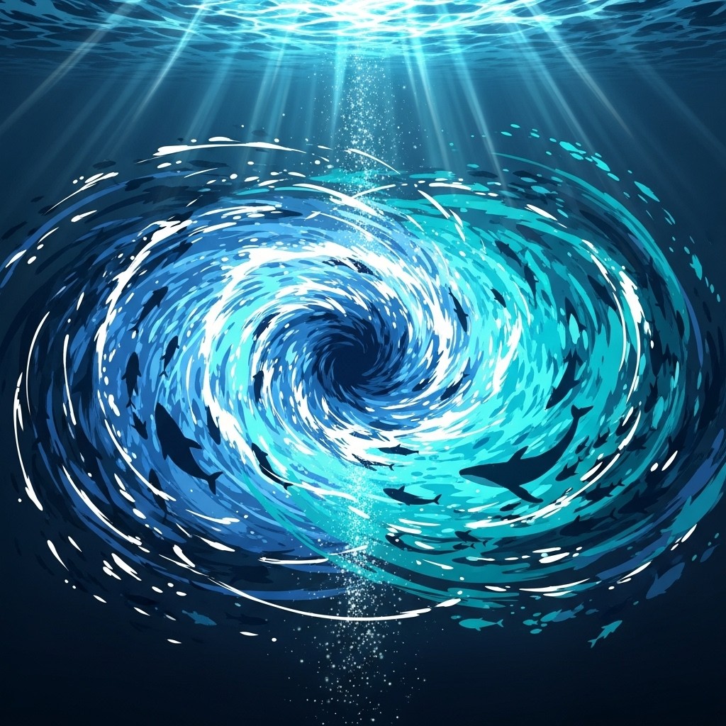 Free Magical Ocean Vortex Image - Vortex, Oceanic, Anime | Download at ...