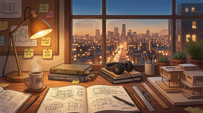 Free Cozy Study Workspace Image - Architecture, Workspace, Study ...