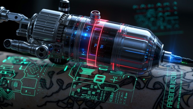 Free Cyberpunk Tattoo Tech Image | Download at StockCake
