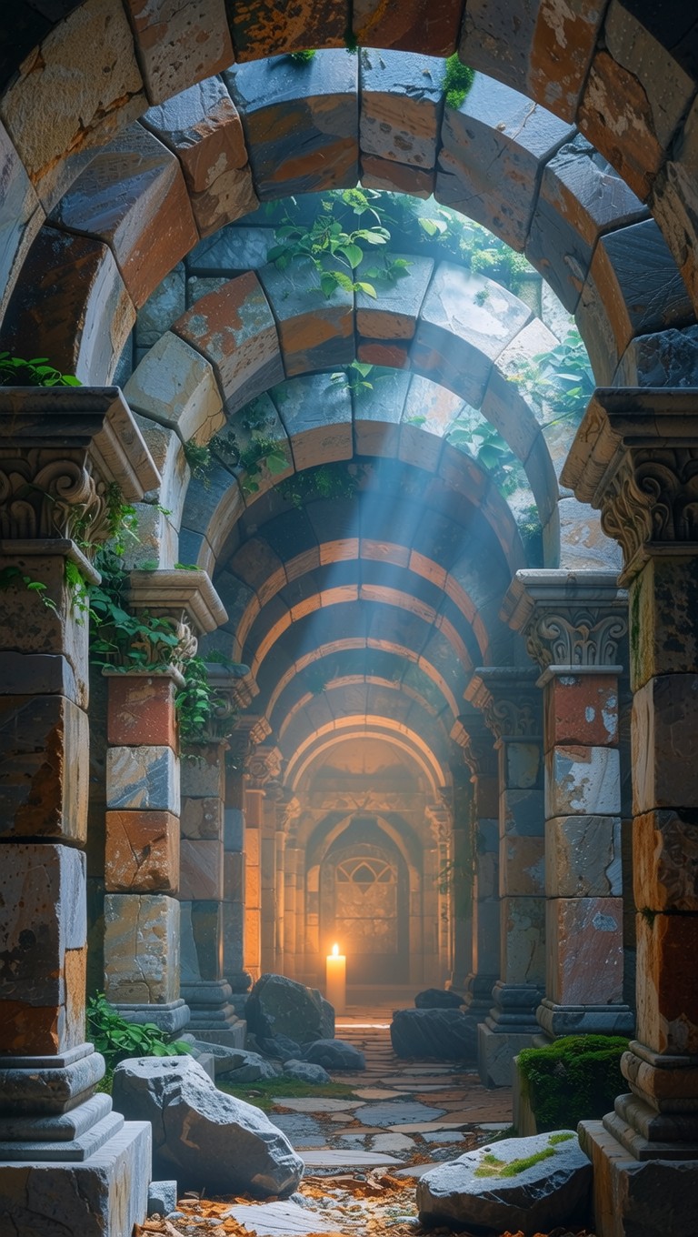 Free Ancient Stone Corridor Image - Catacomb, Corridor, Ancient ...