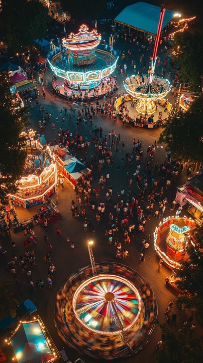 Free Vibrant Carnival Ride Image - Carnival, Children, Ride | Download ...