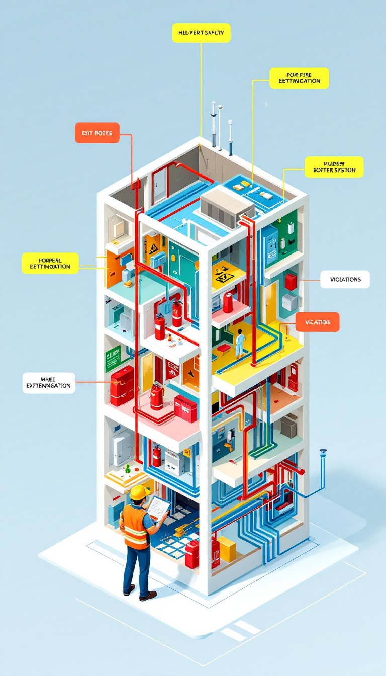 Safety Building Free Building Safety Visualization Image - Inspection, Safety, Fire ...