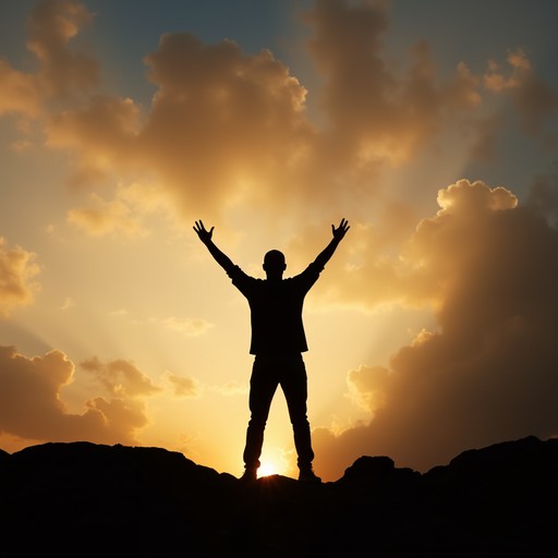 Success Sunset Free Victory at sunset Image - Silhouette, Sunset, Triumph | Download ...