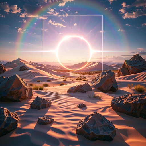 Fragmented Sunlight Free Crystalline Desert Dreams Image - Desert, Sunrise, Crystalline ...