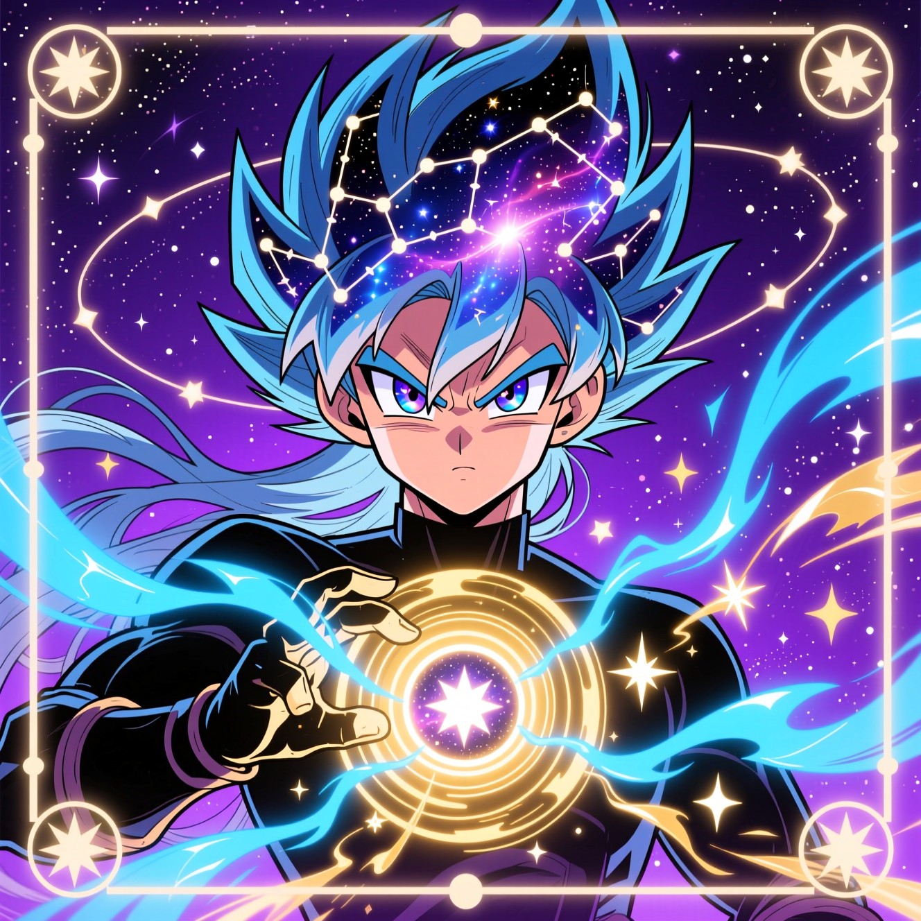 Free Cosmic Power Unleashed Photo Anime Cosmic Celestial Download