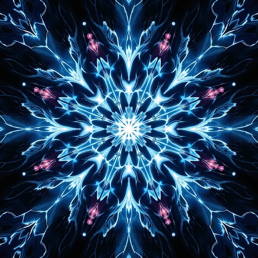 Snowflake Pattern Lightning Free Electric Fractal Snowflake Image - Lightning, Fractal, Snowflake ...