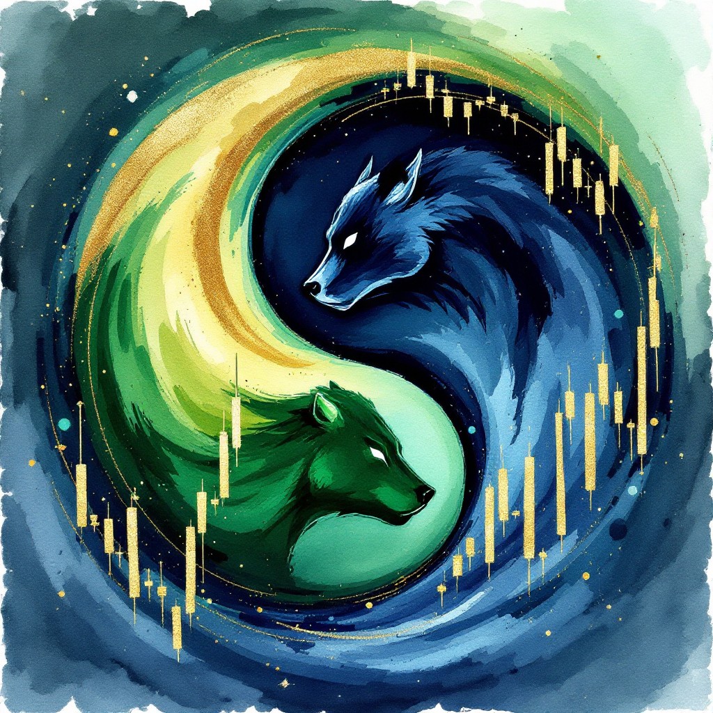 Free Bulls Bears Balance Image - Trading, Stocks, Watercolor | Download ...