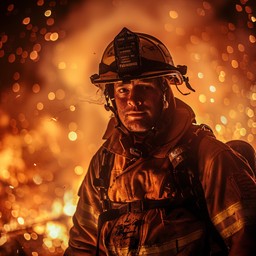 Free Firefighter in Action Image - Firefighter, Fire, Emergency ...